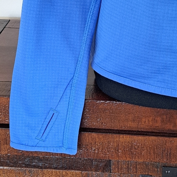 Eddie Bauer Activator Grid Fleece Half Zip Pullover Blue Women's XS Active Top - Picture 10 of 16